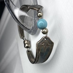 Silver Spoon Bracelet Handmade One Size